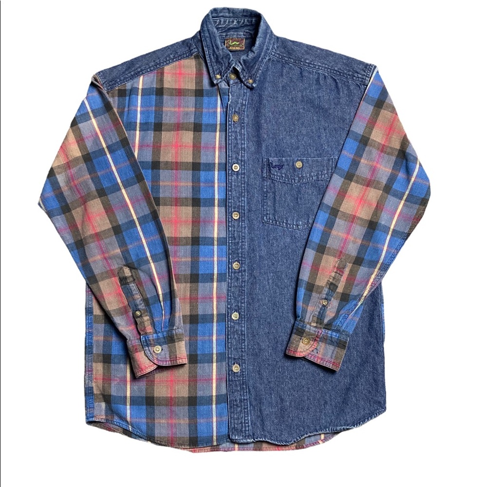 VINTAGE Duxbak Flannel Button Up Large Shirt